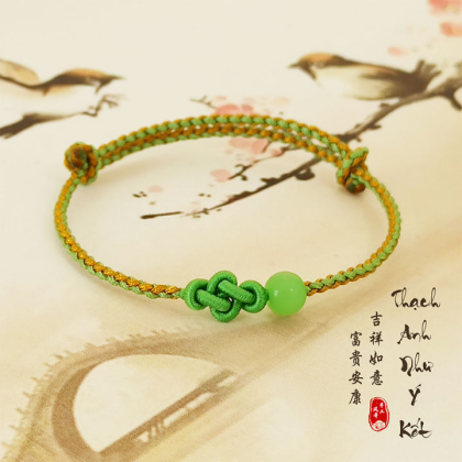 Vòng tay Handmade Thạch Anh Như Ý Kết